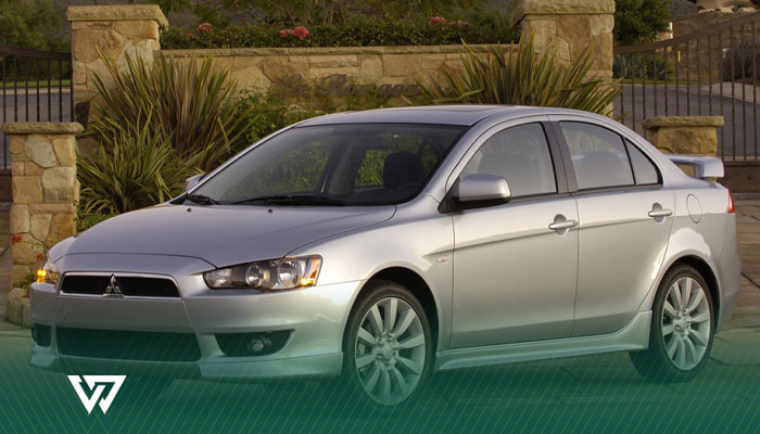 حجم دقیق موتور میتسوبیشی لنسر