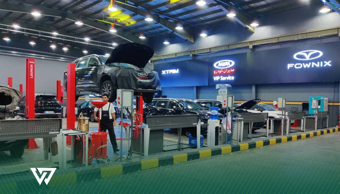 چک لیست کامل سرویس دورهای ام وی ام