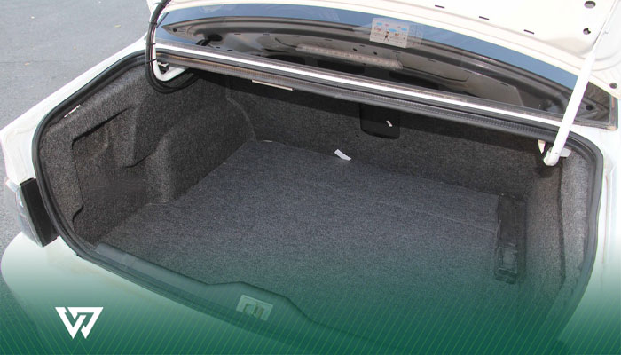 تأثیر حجم مخزن بر فضای صندوق عقب