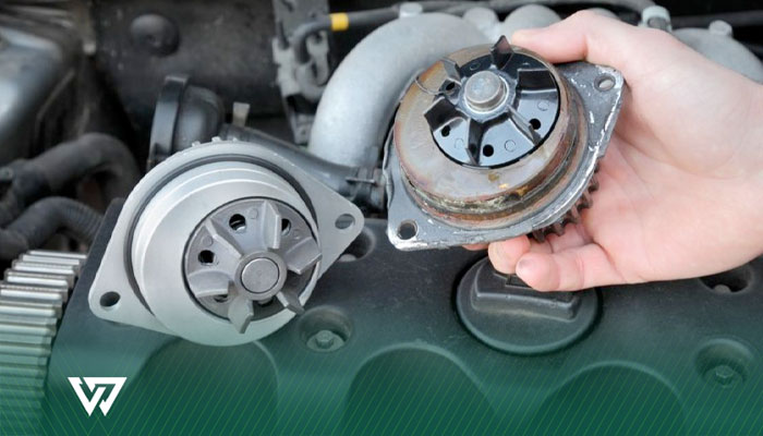 علائم خرابی واتر پمپ خودرو | راهنمای کامل عیب‌یابی و زمان تعویض در خودروهای ایرانی
