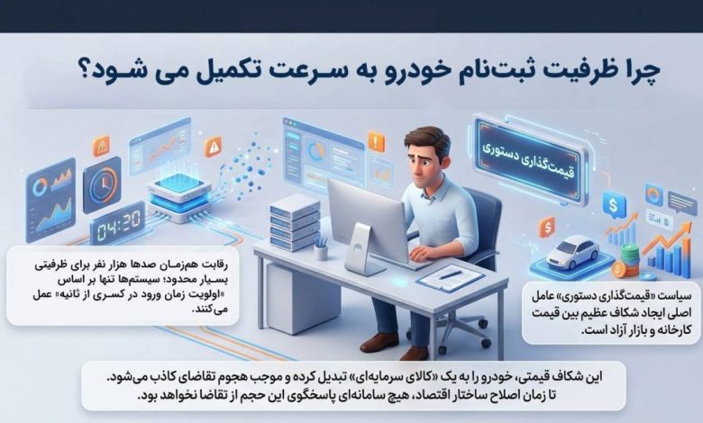 چرا ثبت‌نام خودرو در فروش‌های اینترنتی به‌سرعت تکمیل می‌شود؟ بررسی همزمان تقاضای سنگین و اعلام قیمت‌های جدید ایران‌خودرو در اردیبهشت ۱۴۰۵