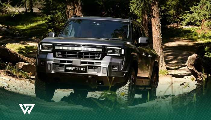  ابعاد جتور زونگ‌هنگ F700 چقدر است؟