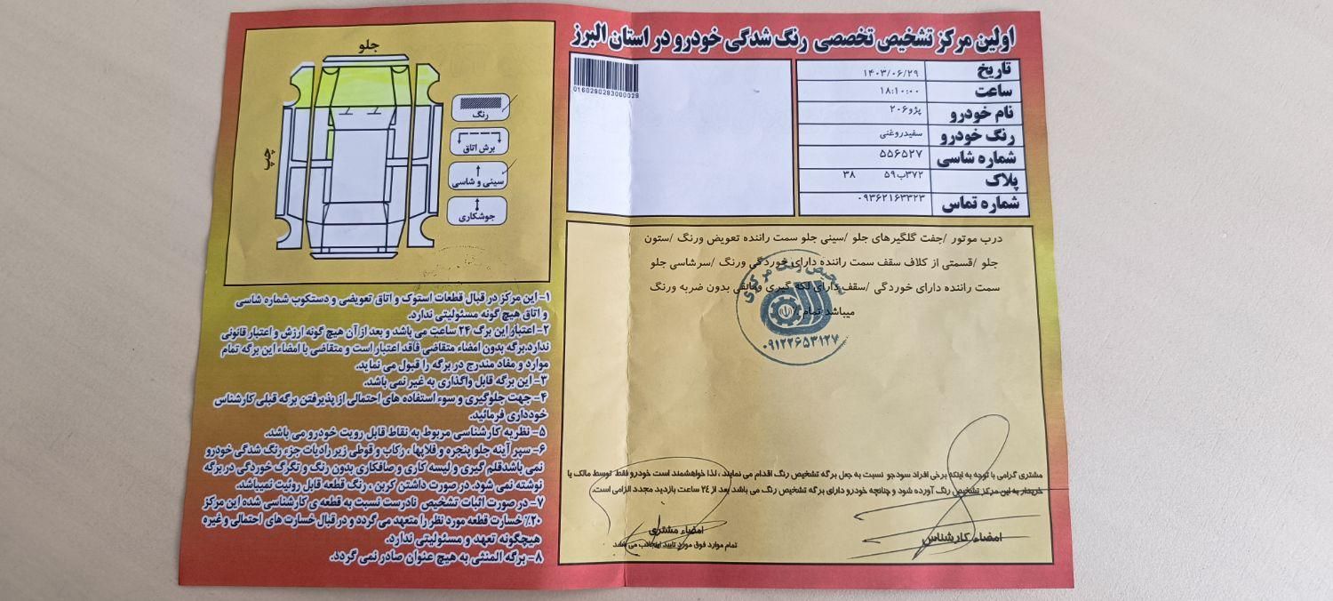 پژو 206 تیپ 2 - 1390