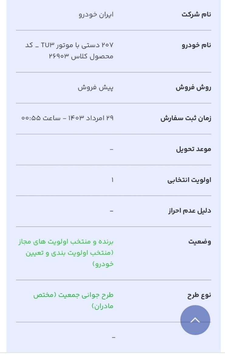 پژو 207 دنده ای با موتور TU3 - 1403