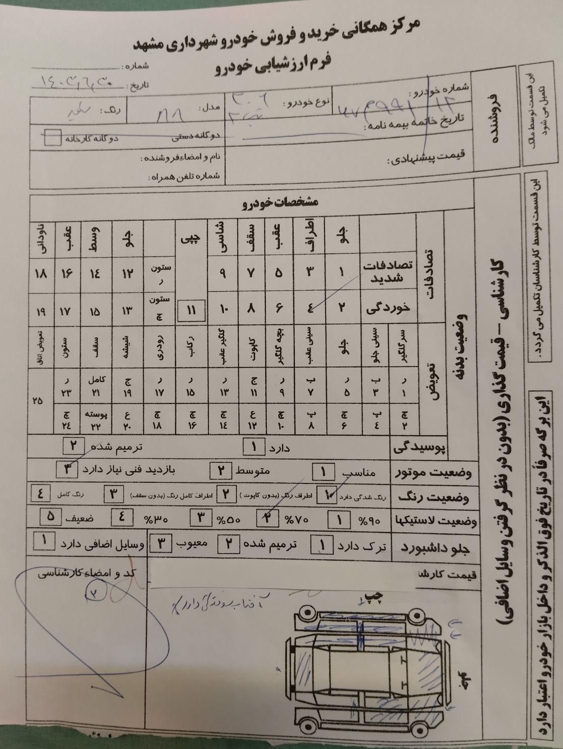 پژو 206 تیپ 2 - 1388