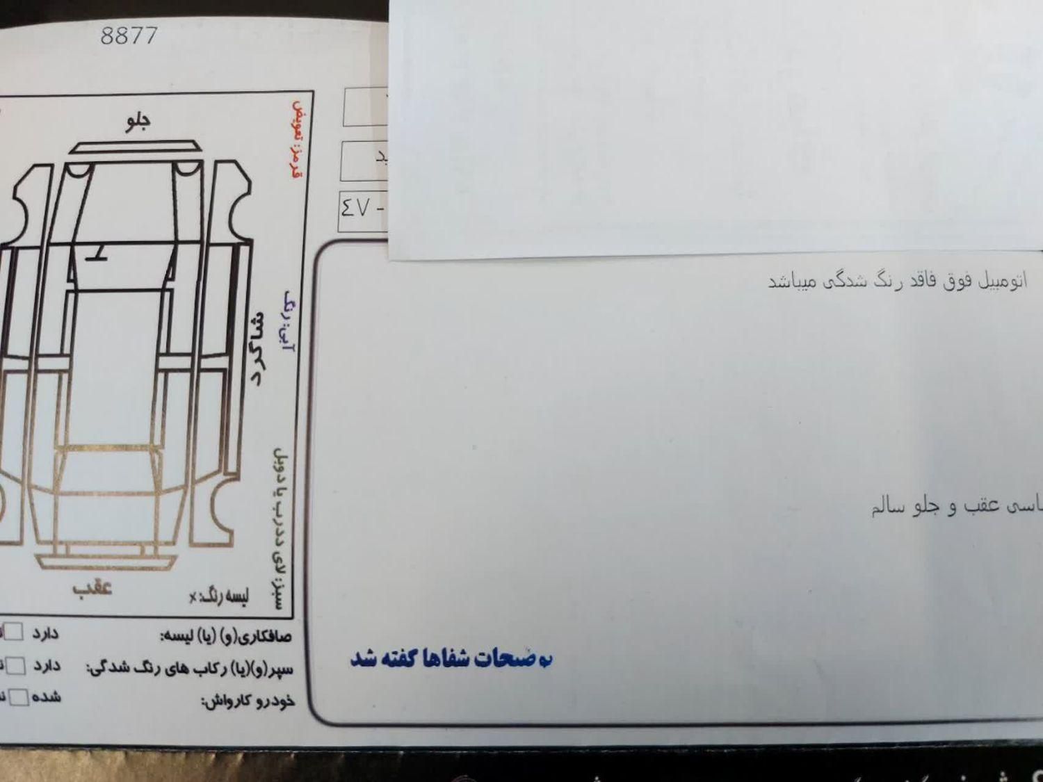 پژو پارس ELX-XU7P سفارشی - 1402