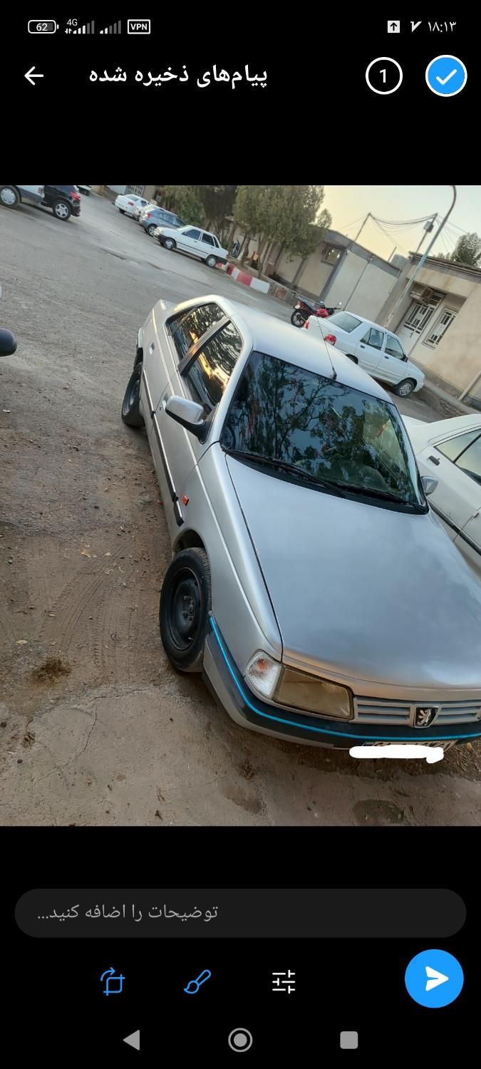 پژو 405 GL - دوگانه سوز CNG - 1389