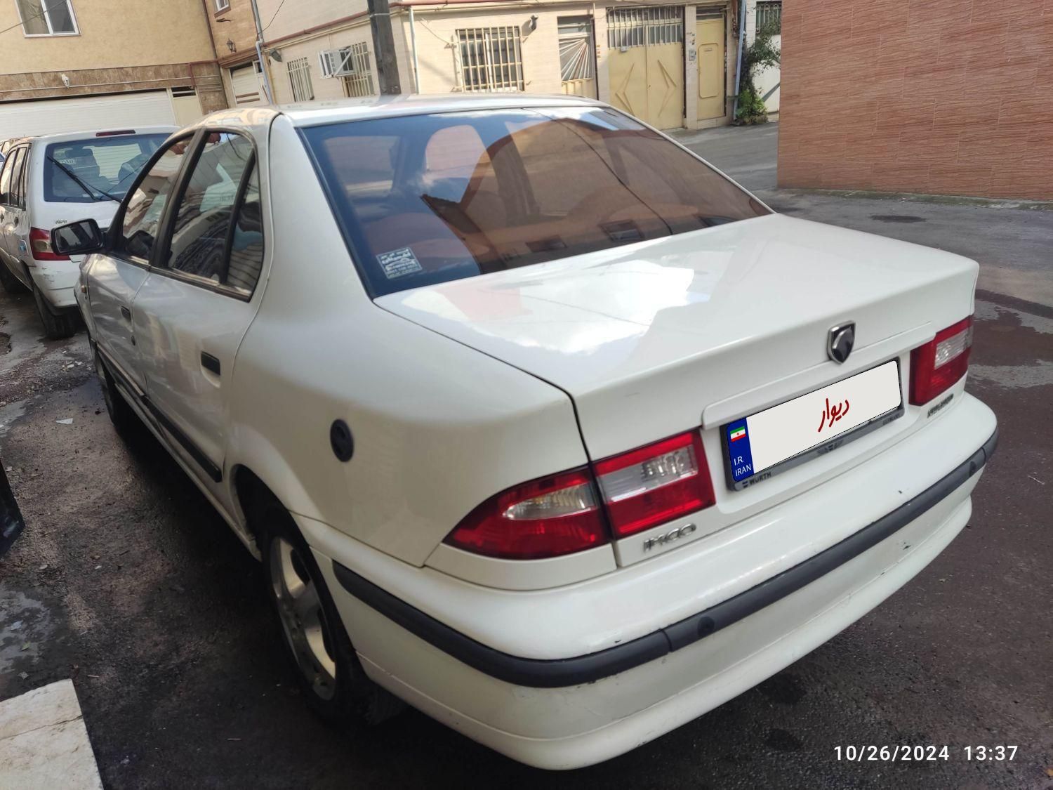 سمند LX EF7 دوگانه سوز - 1388