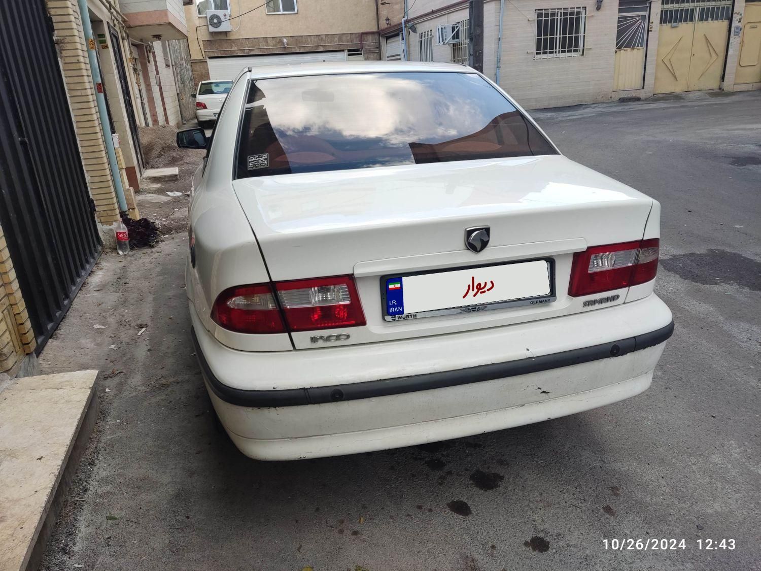 سمند LX EF7 دوگانه سوز - 1388