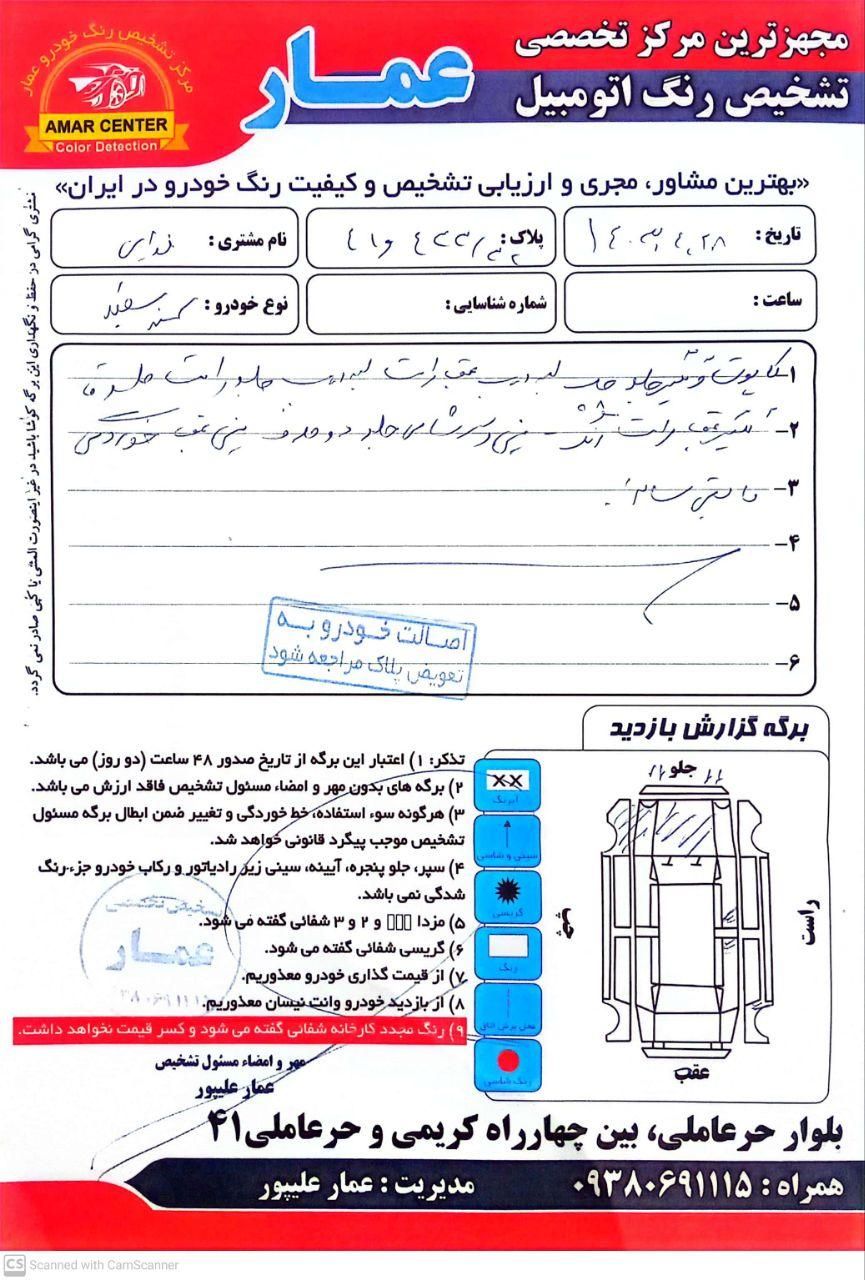 سمند LX XU7 (معمولی) - 1389