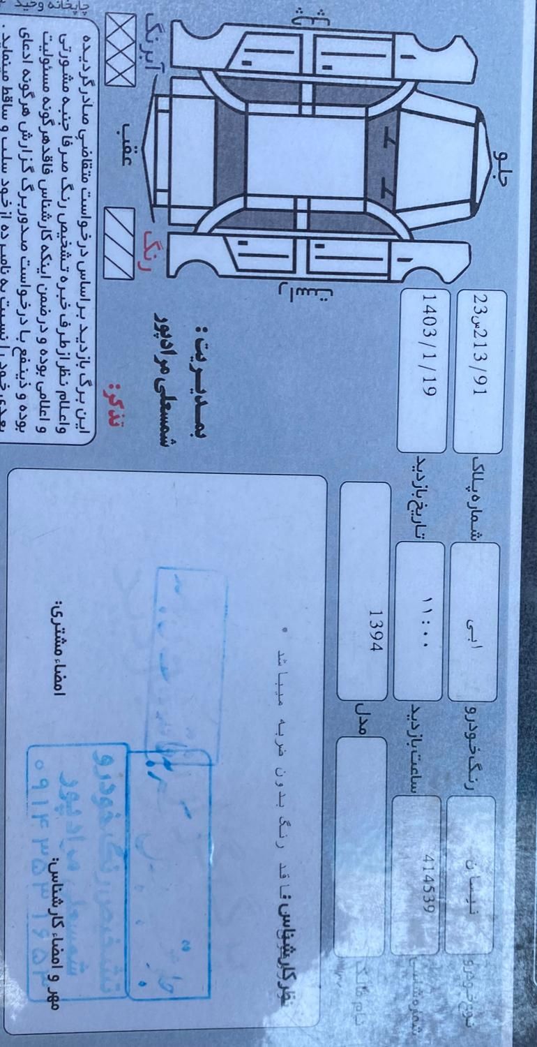 پژو پارس ELX-XU7P سفارشی - 1401