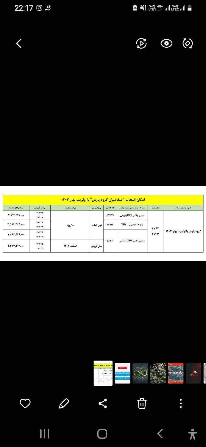 سمند سورن پلاس EF7 بنزینی - 1403