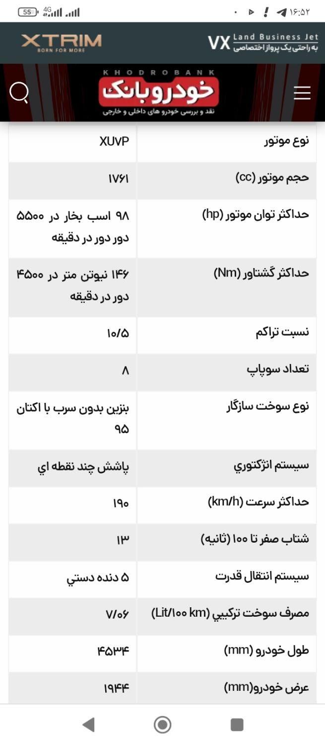 سمند سورن پلاس EF7 بنزینی - 1402