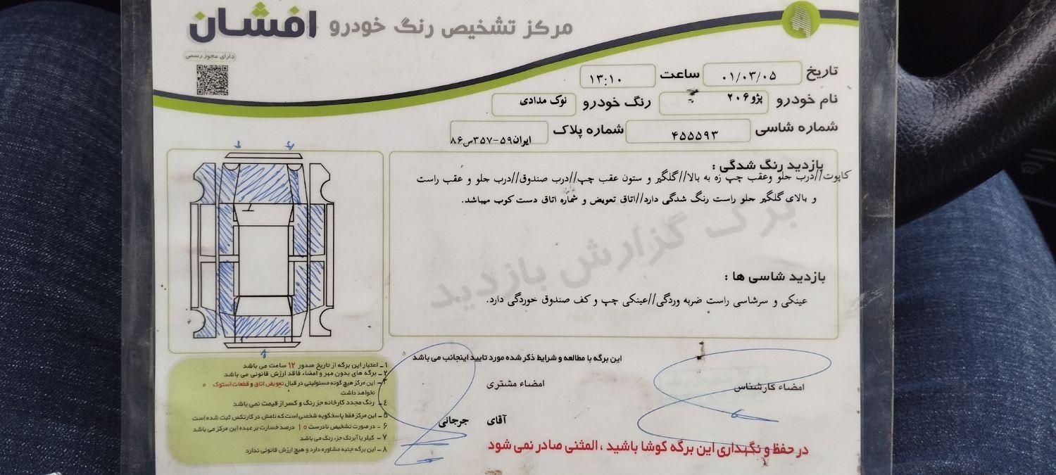 پژو 206 تیپ 5 - 1392