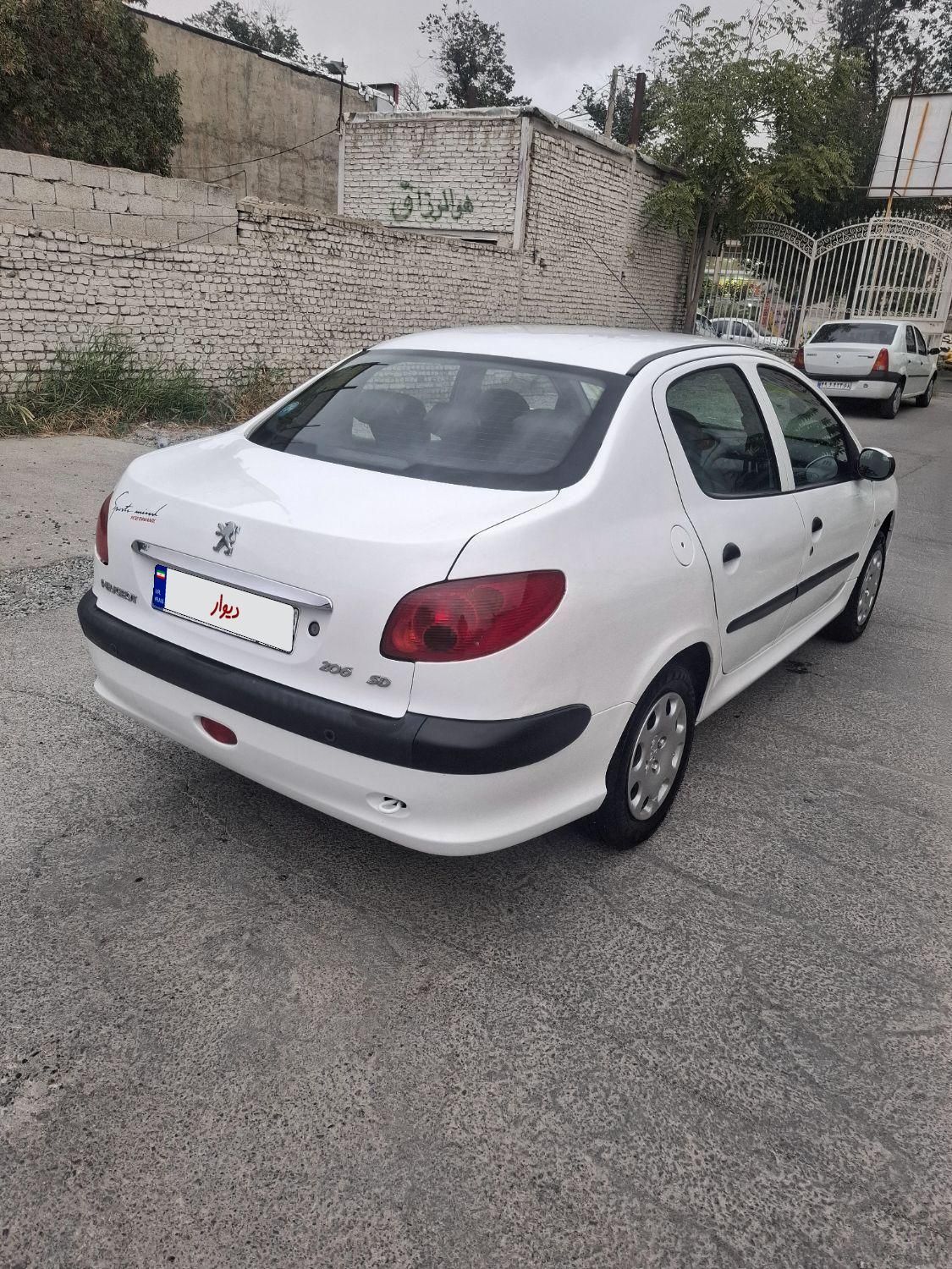 پژو 206 SD v8 - 1396