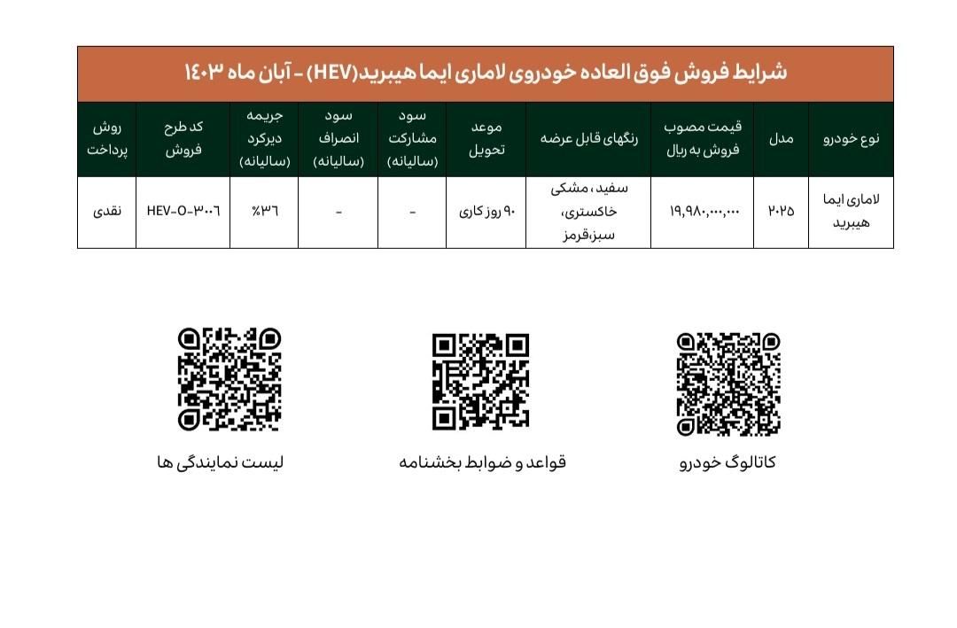 لاماری ایما اتوماتیک - 1403