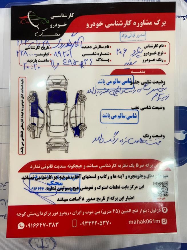 پژو 206 تیپ 2 - 1389