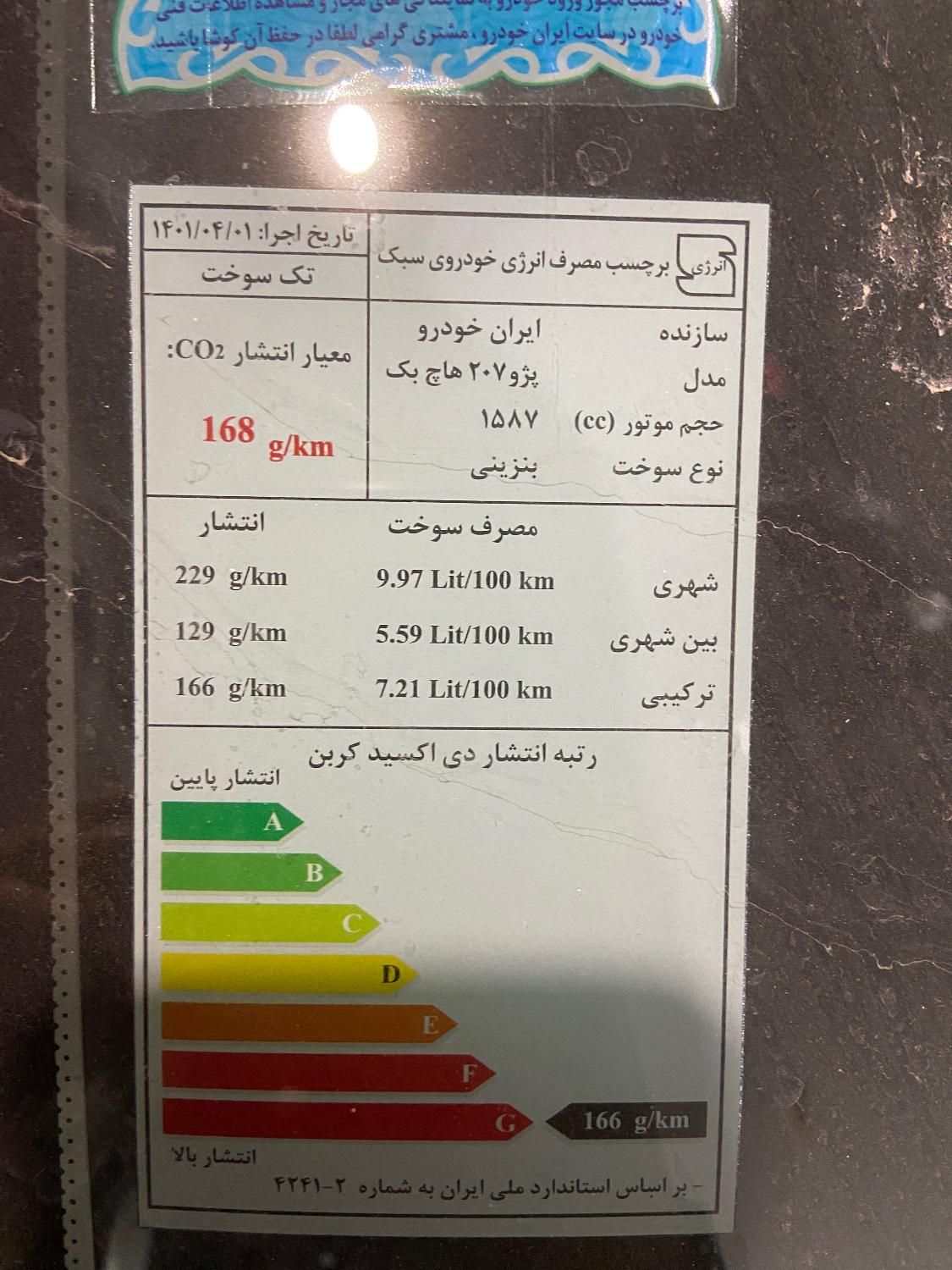 پژو 207 دنده ای پانوراما - 1403