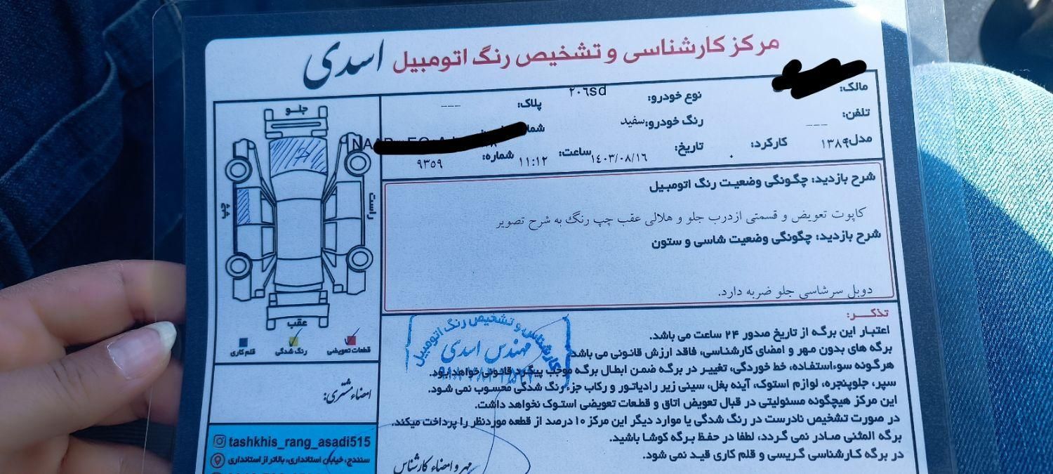 پژو 206 تیپ 2 - 1389