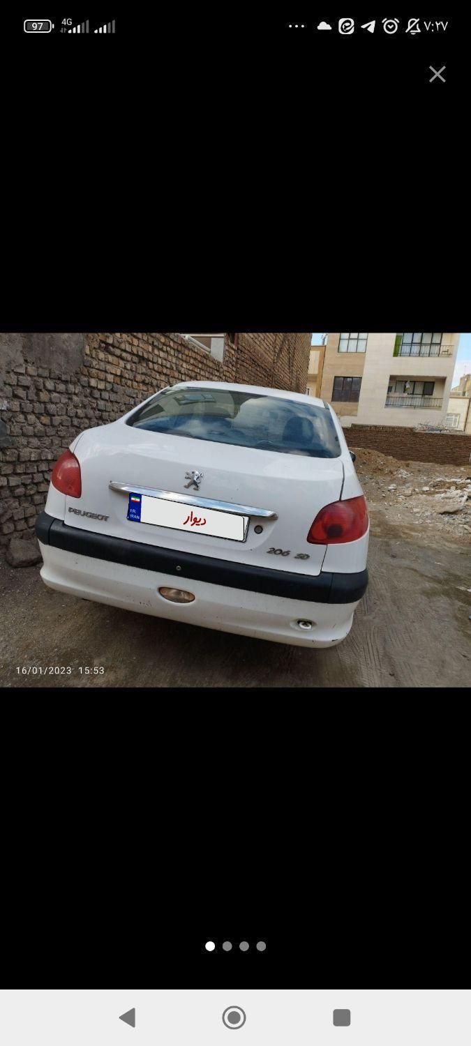 پژو 206 SD v8 - 1390