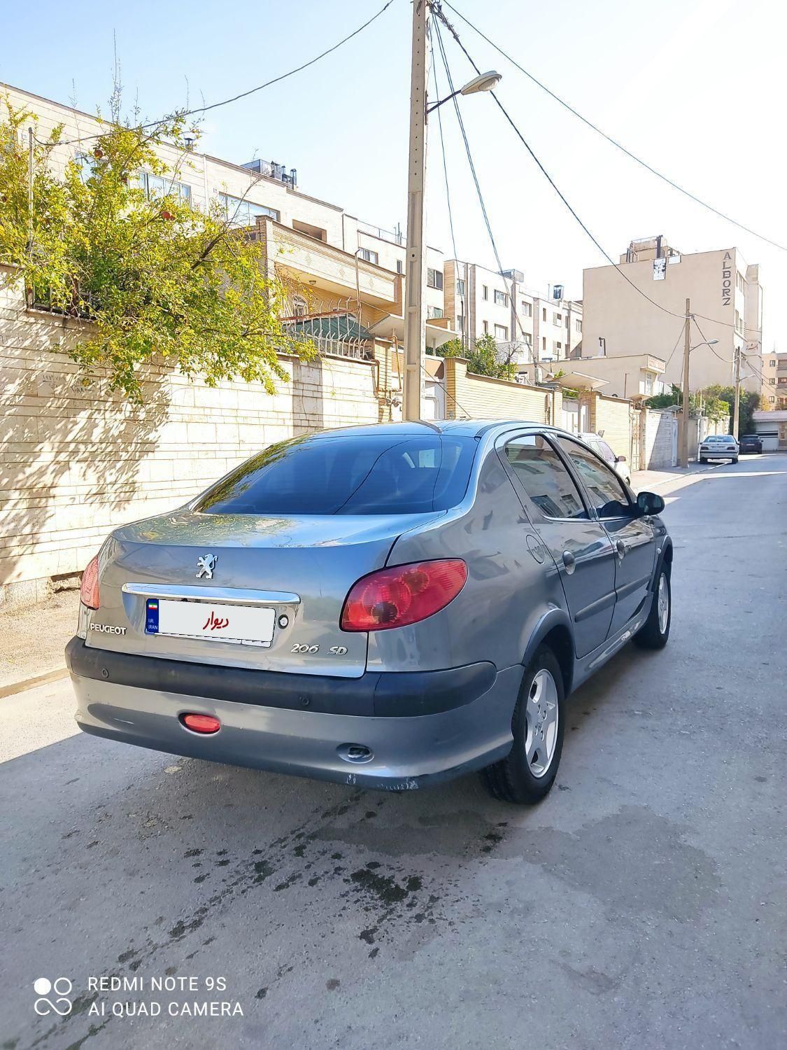 پژو 206 SD v8 - 1395