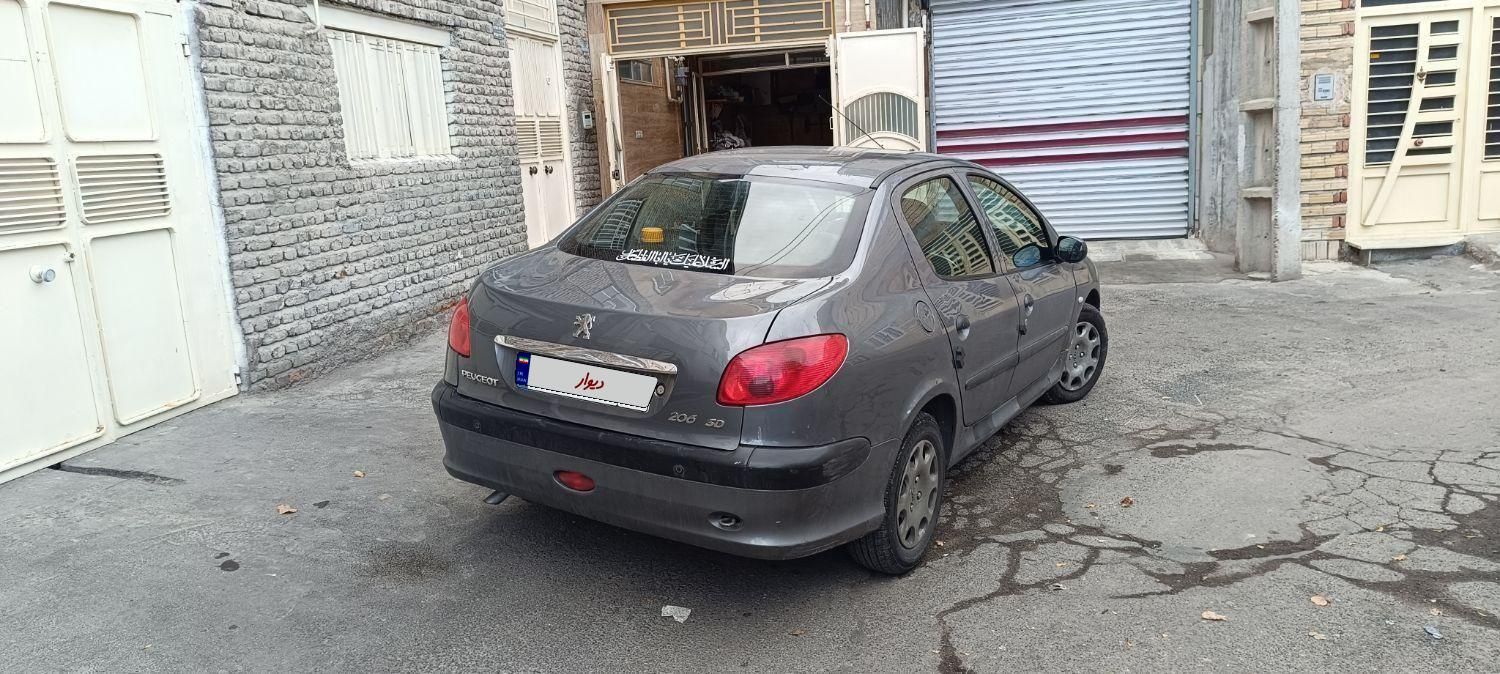 پژو 206 SD v8 - 1396