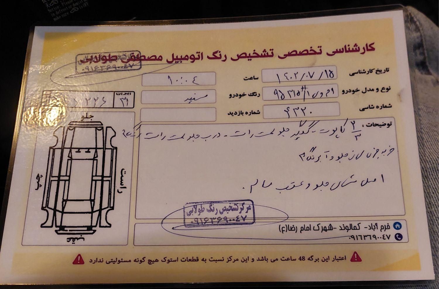 ام وی ام 315 هاچ بک اسپرت لاکچری - 2016