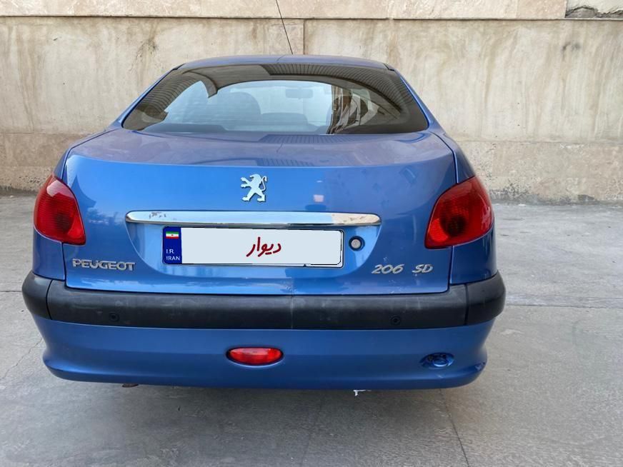 پژو 206 SD v8 - 1396