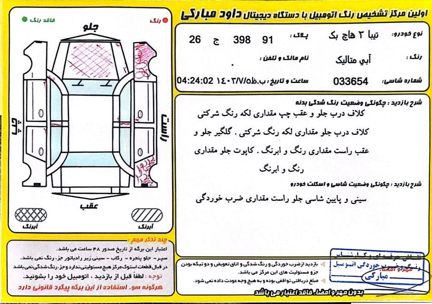 تیبا 2 EX - 1394