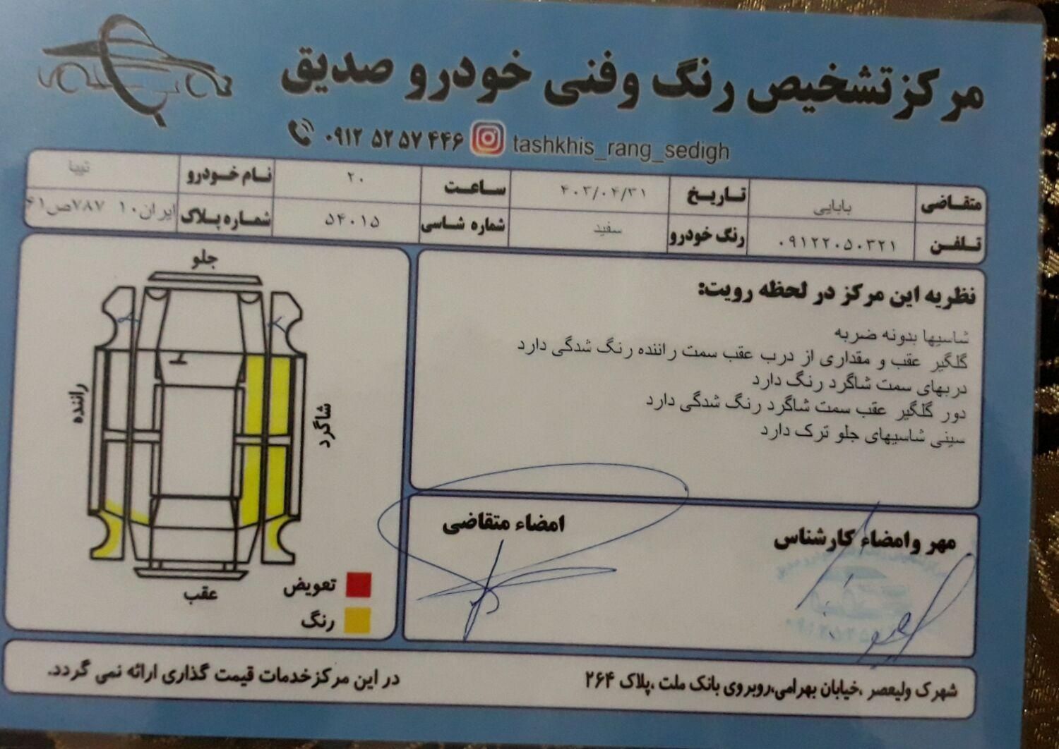 تیبا صندوق دار SX - 1396