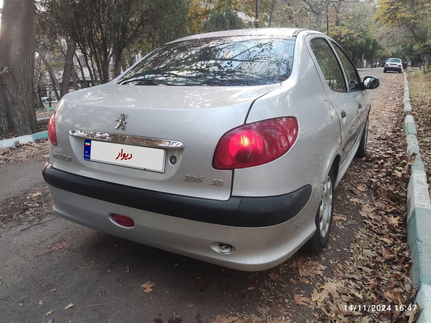 پژو 206 SD v8 - 1387