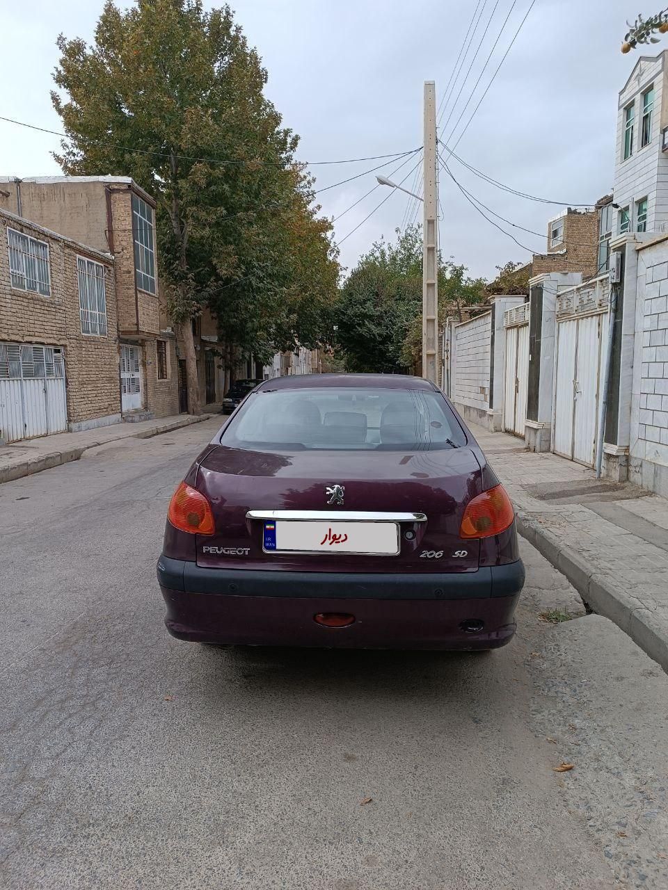 پژو 206 SD v8 - 1393