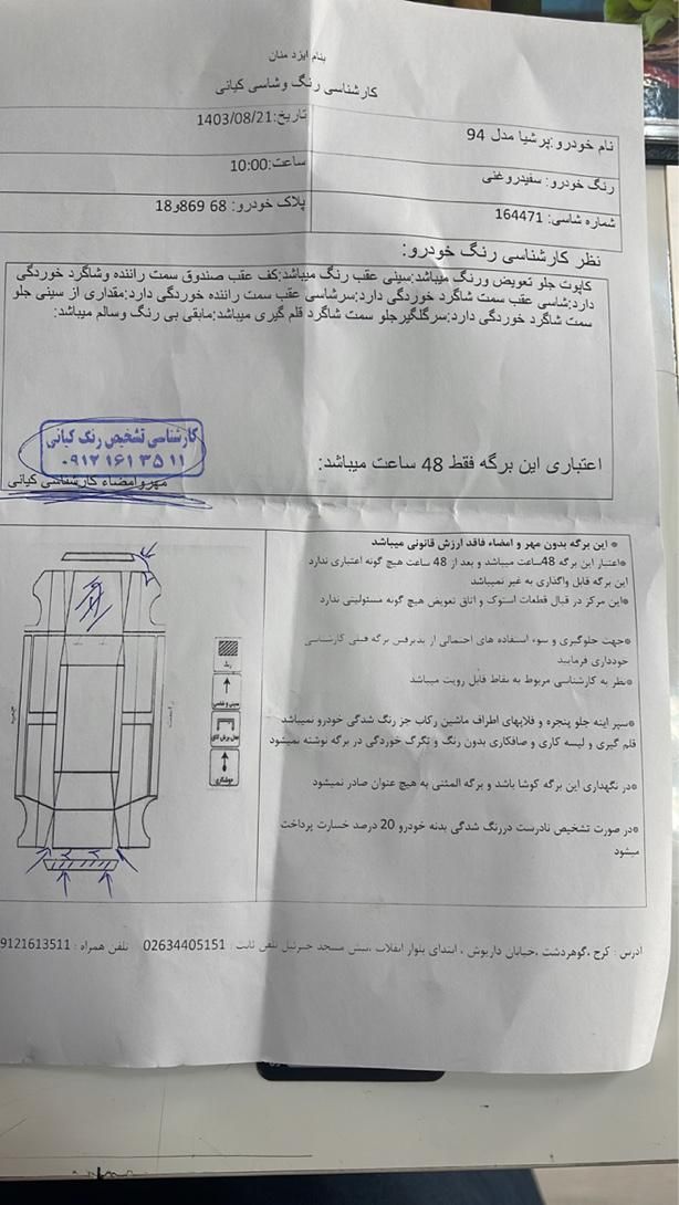 پژو پارس سال - 1394