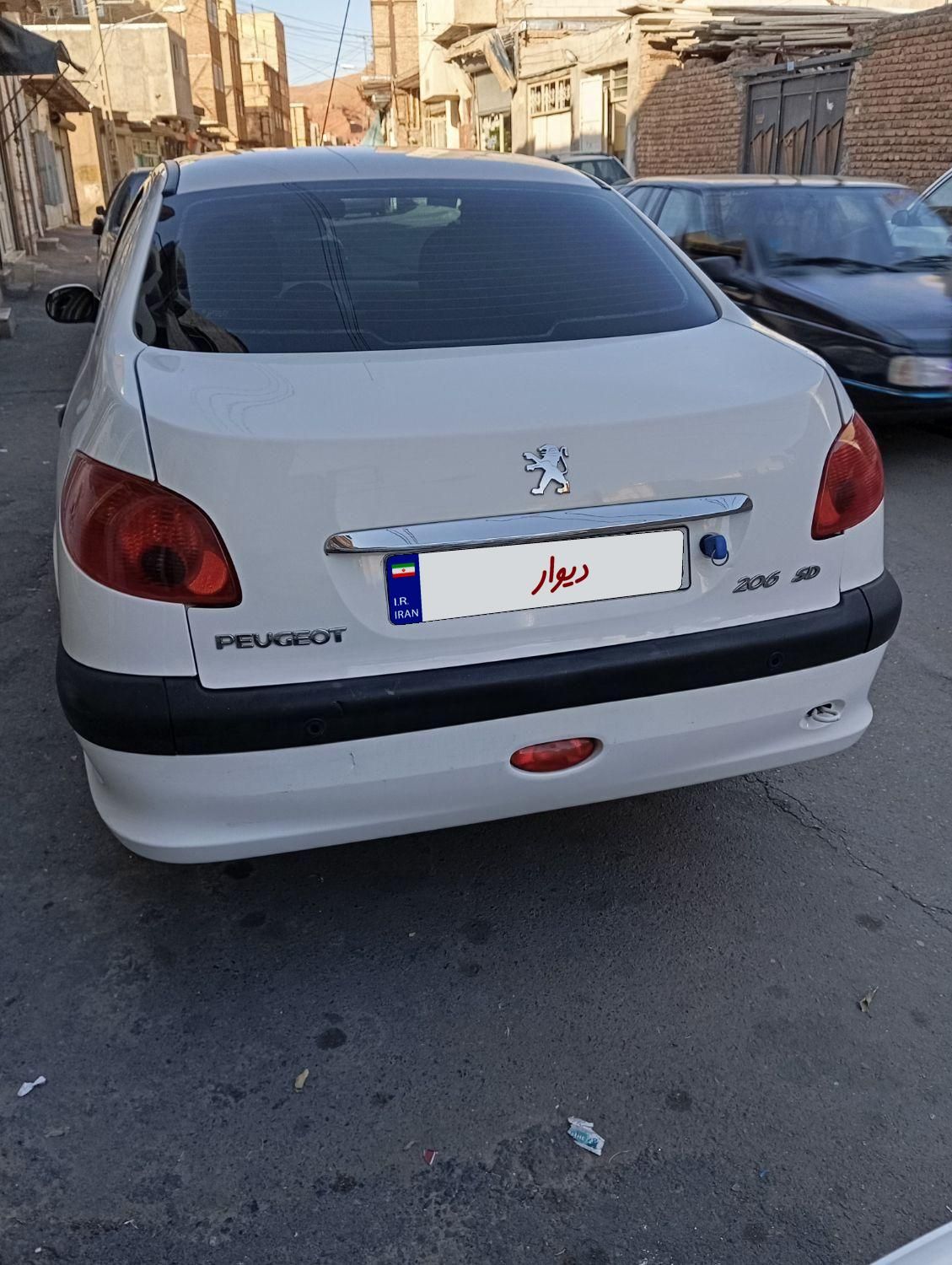 پژو 206 SD v8 - 1395