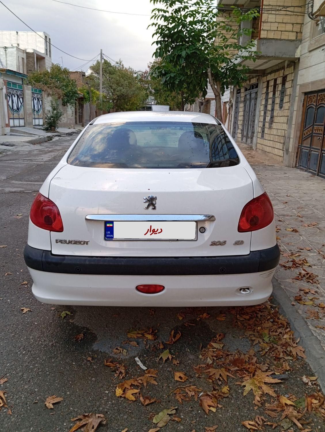 پژو 206 SD v8 - 1395