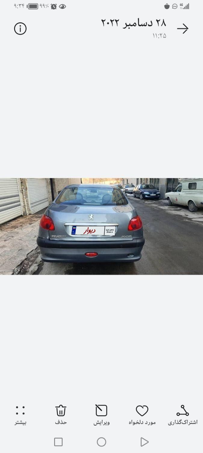 پژو 206 SD v8 - 1396