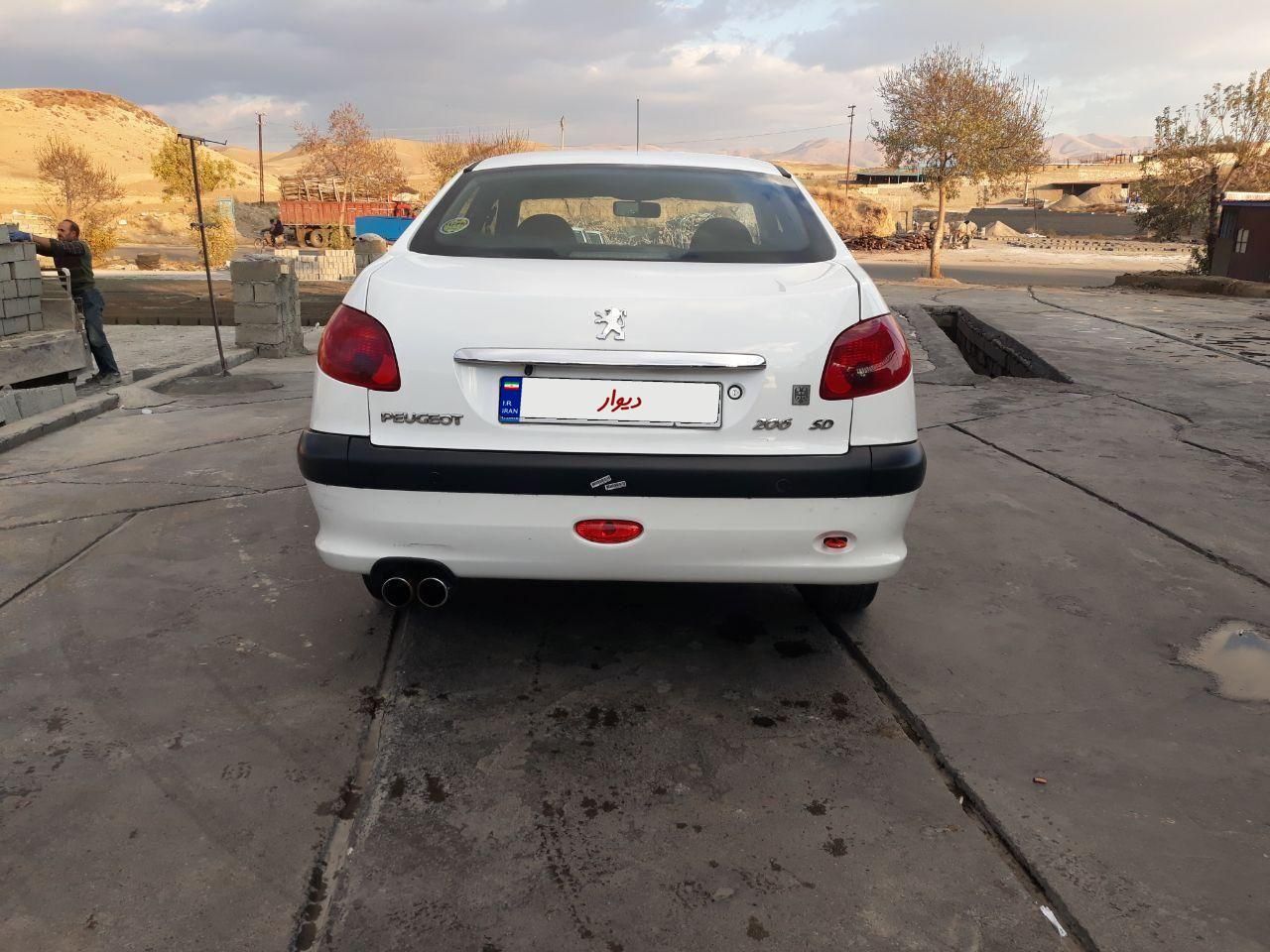 پژو 206 SD v8 - 1395