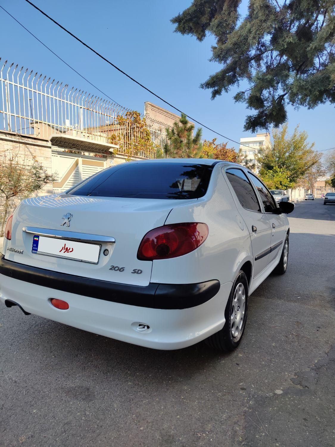 پژو 206 SD v8 - 1395