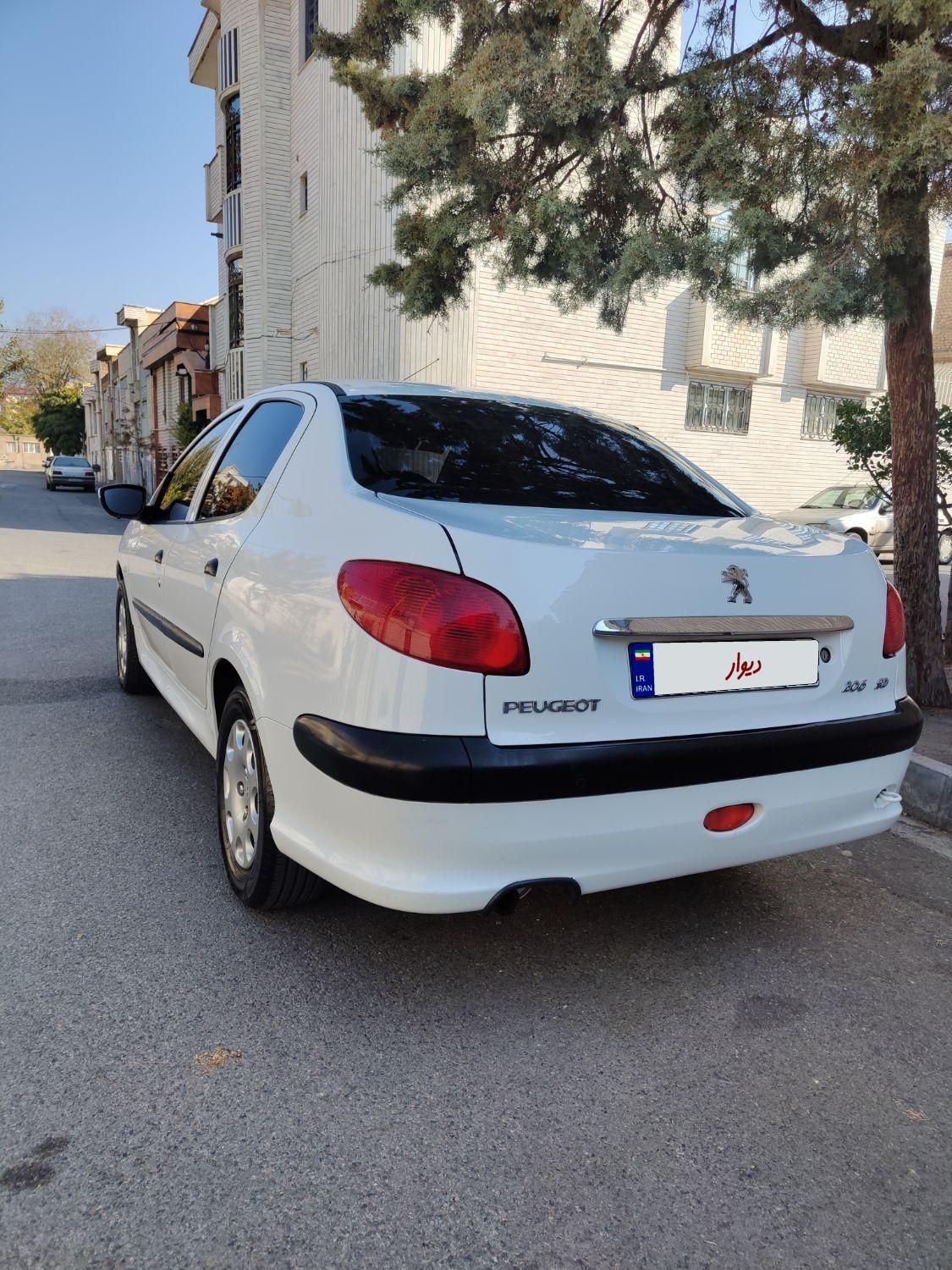 پژو 206 SD v8 - 1395