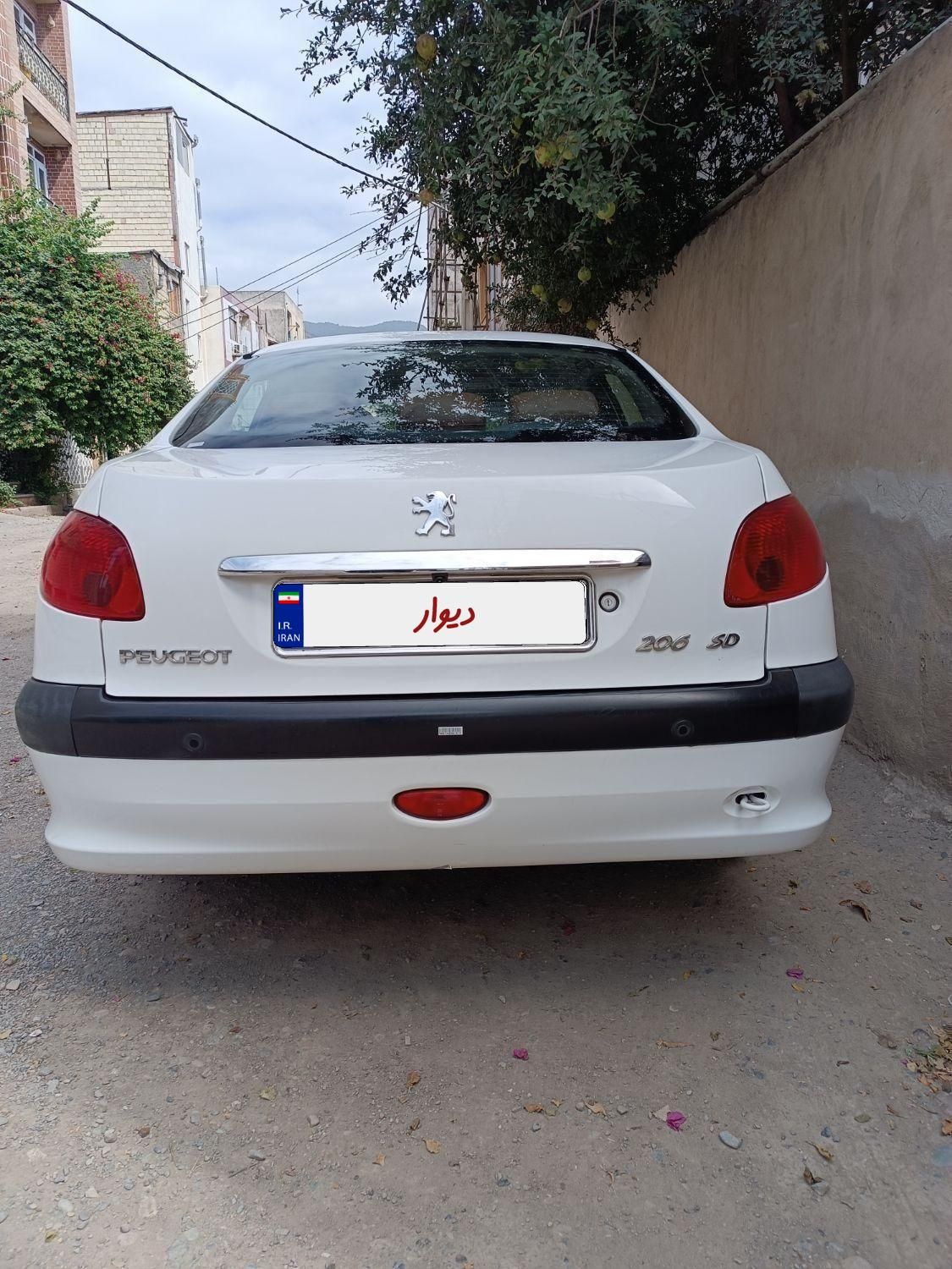 پژو 206 SD v8 - 1396