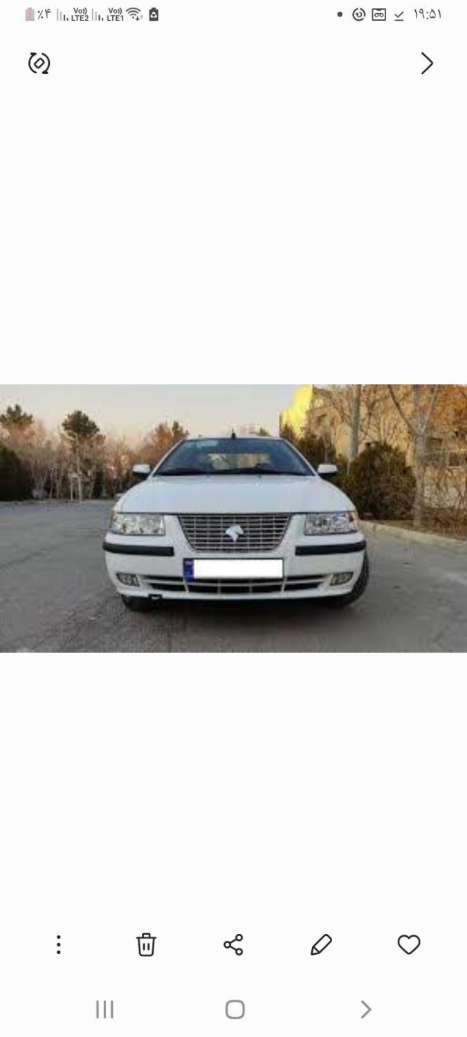 سمند LX EF7 دوگانه سوز - 1393