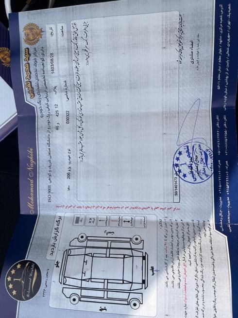 پژو 206 تیپ 2 - 1399