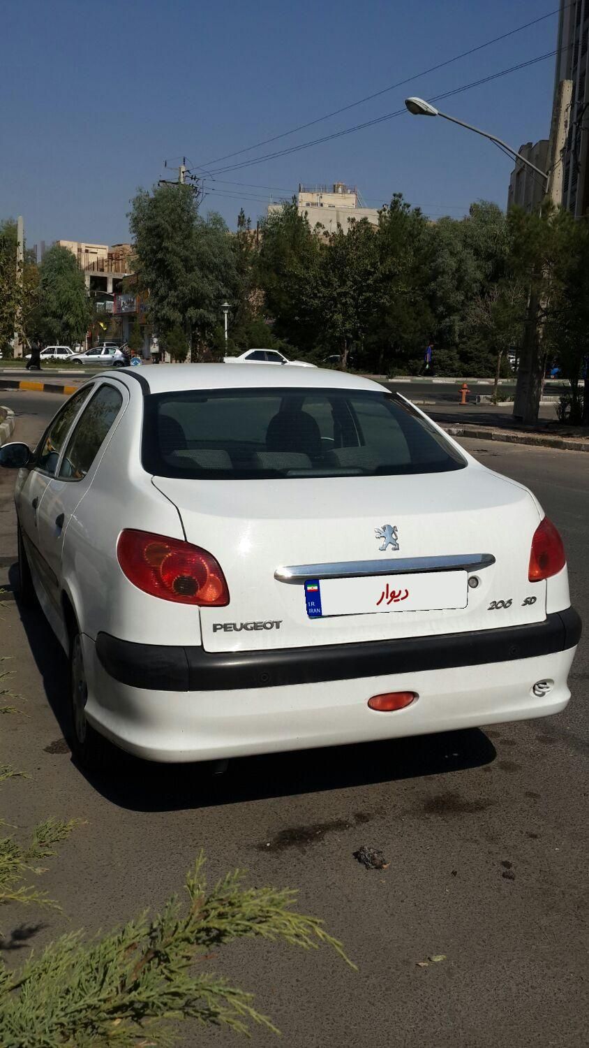 پژو 206 SD v8 - 1395