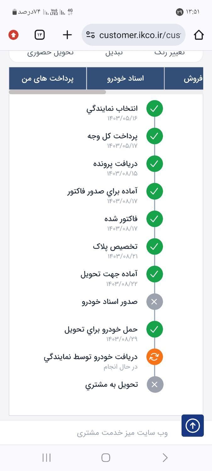 سمند سورن پلاس EF7 بنزینی - 1403