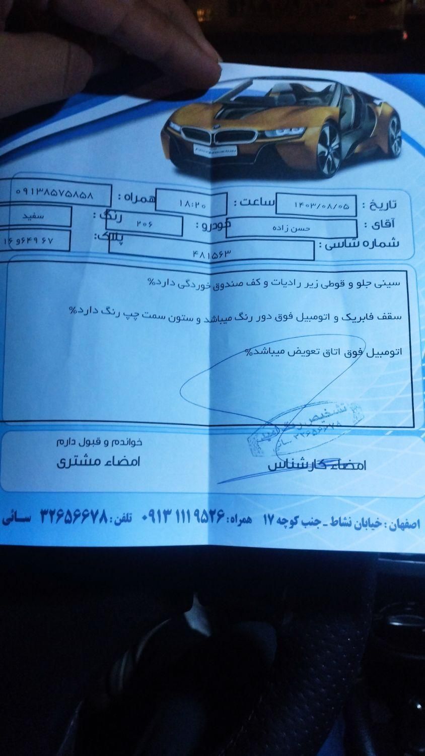 پژو 206 تیپ 2 - 1389