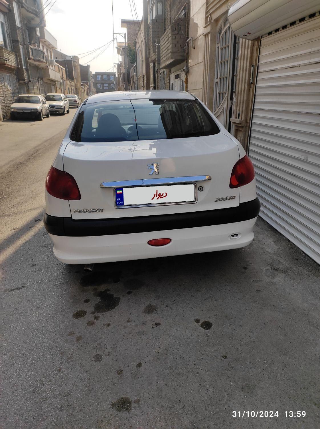 پژو 206 SD v8 - 1395