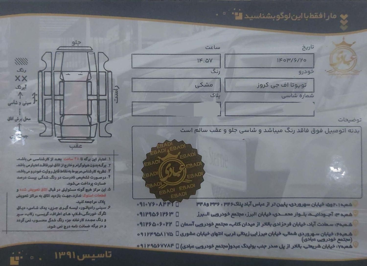 تویوتا اف جی کروز فول (EXTREME) - 2012