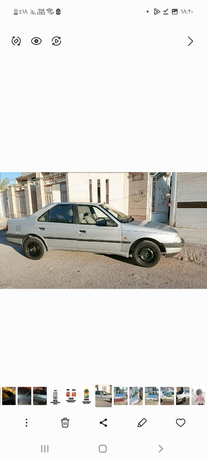 پژو 405 GLI - دوگانه سوز CNG - 1391