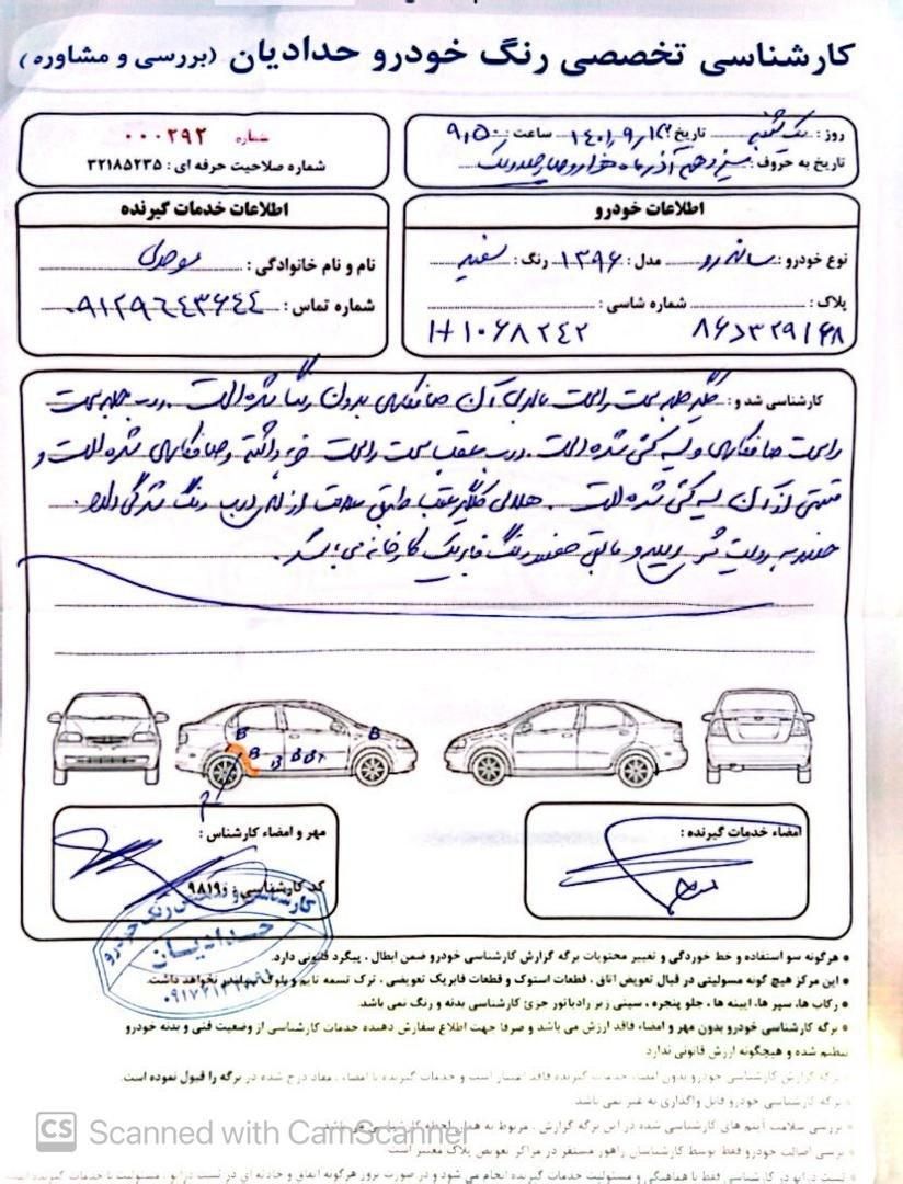 رنو ساندرو استپ وی اتوماتیک - 1396