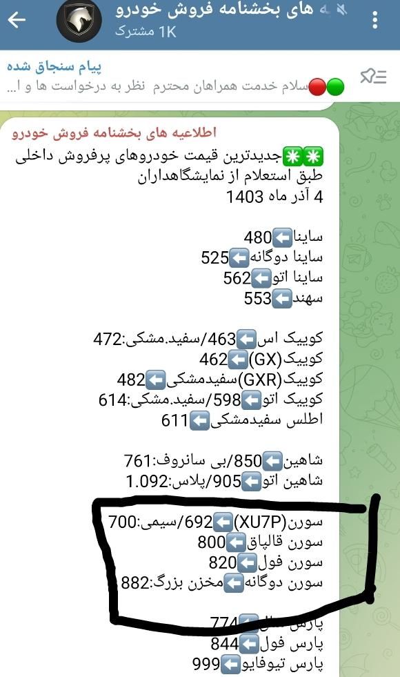 سمند سورن پلاس EF7 بنزینی - 1403